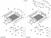 Vorderes Handschuhfach  - Schild-Rückseite