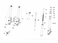 Vorderradgabel Sachs