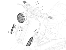 Vorderleuchten - Blinkleuchten