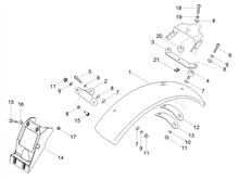 Hinteres schutzblech