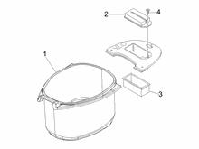 Schutzhelmgehäuse - Untersitz