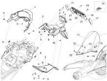 Hinteres schutzblech