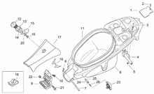 Rear headlight - Top box