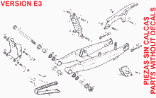 Schwinge - Stoßdämpfer