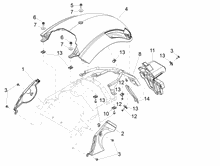 Hinteres schutzblech