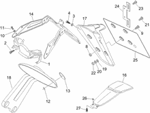 Hinterabdeckung - Kotflügellappen