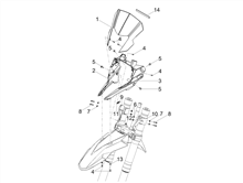 Windschild / Windschutzscheibe