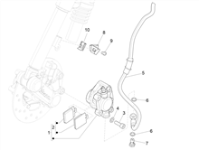 Bremschlauchen - Bremszangen