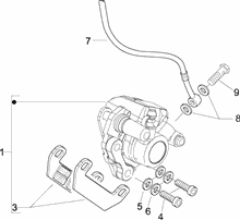 Bremschlauchen - Bremszangen