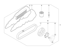 Complete wear and maintenance kit