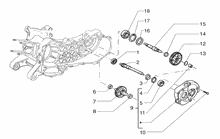 Befestigung schaltsegment