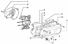 Einheit Zylinder-Kolben-Kolbenbolzen