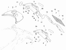Hinterabdeckung - Kotflügellappen