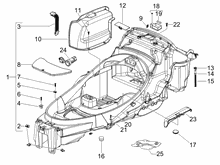 Schutzhelmgehäuse - Untersitz