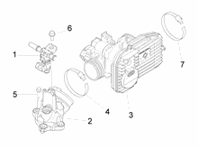 Drosselkörper - Einspritzdüse – Ansaugstutzen