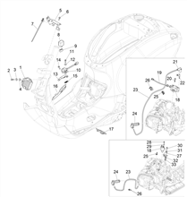 Spannungsreglerern - Elektronisches Steuergerern - Zündspule