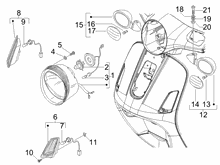 Vorderleuchten - Blinkleuchten