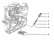 Kurbelwelle-pleuelstange-kurbelzapfen einheit