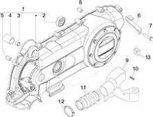 Kurbelwelledeckel - Kühlung kurbelgehäuse