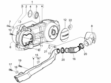 Kurbelwelledeckel - Kühlung kurbelgehäuse