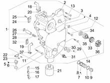 Schwungraddeckel - Ölfilter