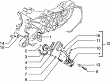 Befestigung schaltsegment