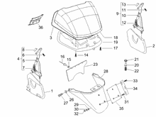 Hinterabdeckung - Kotflügellappen