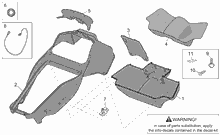 Rear headlight - Top box