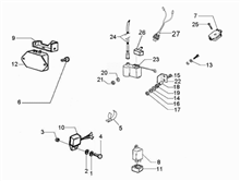 Spannungsreglerern - Elektronisches Steuergerern - Zündspule