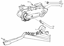 Befestigung schaltsegment