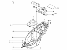 Schutzhelmgehäuse - Untersitz