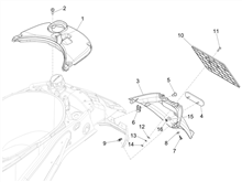 Hinterabdeckung - Kotflügellappen