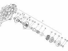 Getriebene riemenscheeiben