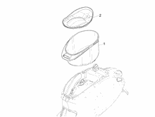 Schutzhelmgehäuse - Untersitz