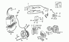 Batterie - Zündung  Motoplat