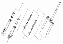 Schwinge - Stoßdämpfer