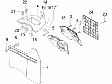 Hinterabdeckung - Kotflügellappen