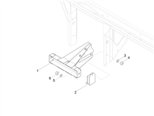 Mittlere Verklaidung - Fußraster