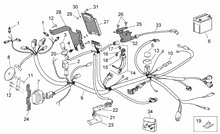 Hinterrad trommelbremse