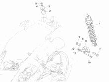 Hintere Radaufhängung - Stoßdämpfer