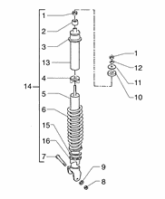 Stossdämpfer vorderer