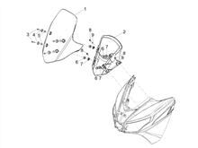 Windschild / Windschutzscheibe