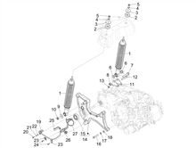 Hintere Radaufhängung - Stoßdämpfer