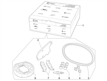 Complete wear and maintenance kit