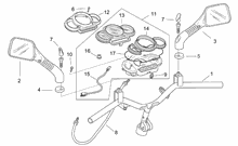 Lenkstange - Instrumenteneinheit