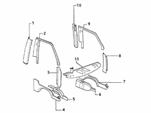 Bowdenzüge Hintere bremse-km-zähler-starter