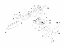 Hinterabdeckung - Kotflügellappen