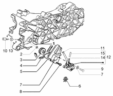 Befestigung schaltsegment