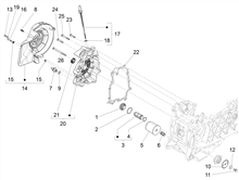 Schwungraddeckel - Ölfilter
