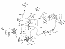 Bremschlauchen - Bremszangen